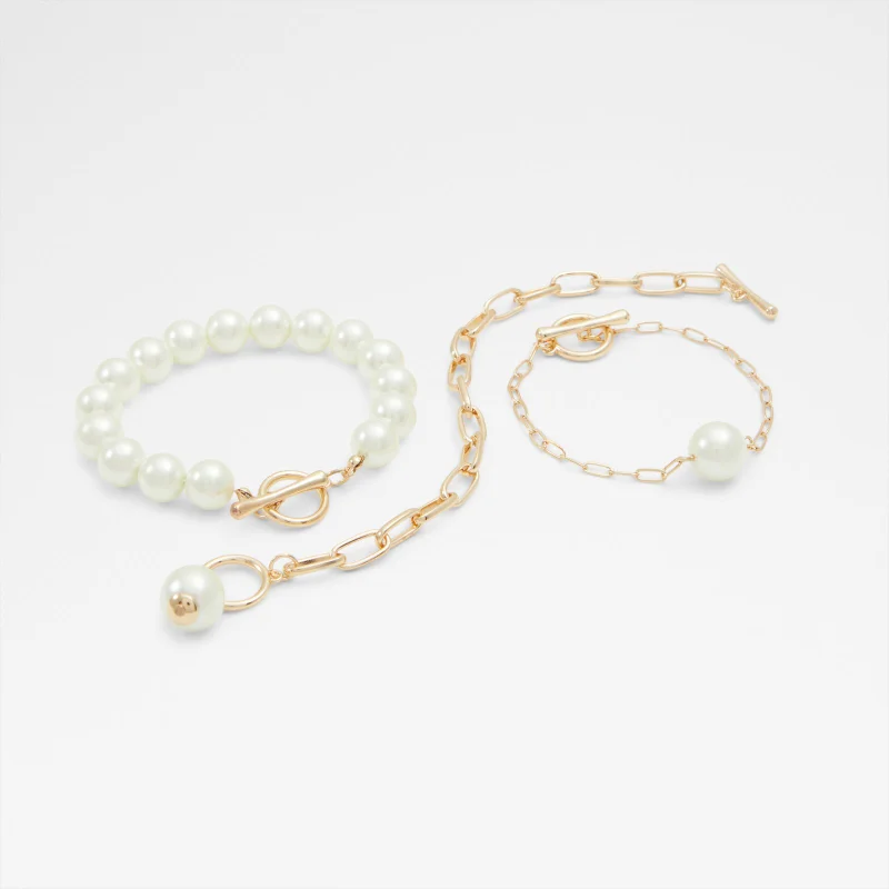 الدو AROMAL 3-Pack Pearl Embellished Bracelets